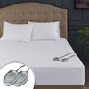 California King Heated Mattress Pad with Dual Control, 100% Cotton