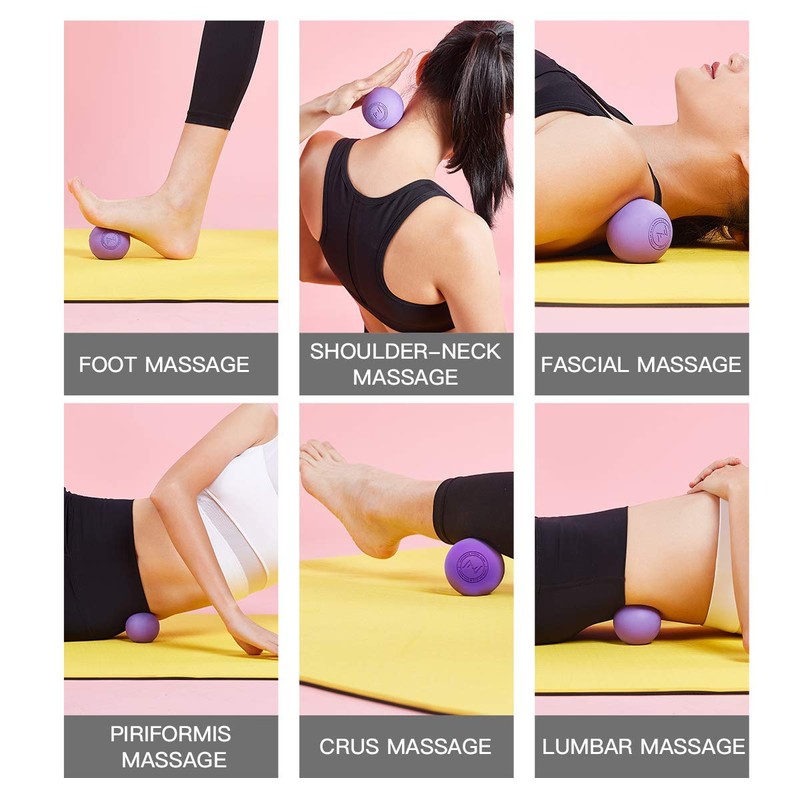 FITZELAR Massage Lacrosse Balls for Myofascial Release, SGS Certification, Massage