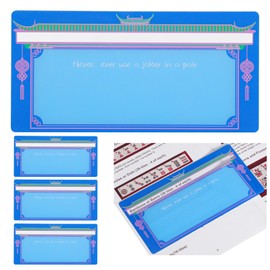 TIASUSAN 4 Pcs Mahjong Card Guide and Line Finder for Mahjong Lovers, Accessory for Travel, Parties, Competitions, Game Nights
