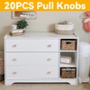Emptty 20PCS Dresser Knobs, Knobs for Dresser Drawers, Round Unfinished