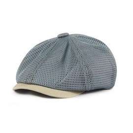 LOJAX Men's Hunting Hat, Summer, Cool, Mesh Casket Cap, Beret, Breathable, Outdoor Golf Hat, gray