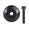 JMFahrrad Diamond-Cut Bicycle Stem Headset Top Cap, Black
