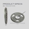 HulkFit 2-inch Iron Plate for Strength Training, Weightlifting, Single (2.5