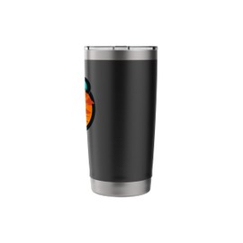 Paragliding At Sunset Adventure Sport Silhouette Art Stainless Steel Insulated Tumbler