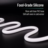 79 Inches Silicone Shower Hoses Replacement, Anti-Kink Designed Handheld Shower