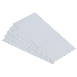 PATIKIL 5pcs Galvanized Steel Sheet, 10x5cm Galvanized Steel Plate Panels 0.5mm Thick Metal Timber Connector Sheet for Roof Flashing Fixing Repair Arts Crafts DIY Projects