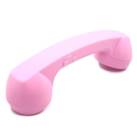 Enjoy-Unique Wireless Retro Telephone Handset and Wire Radiation Proof Headphones for a Phone with Convenient Call
