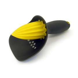 Joseph Joseph Catcher Citrus Reamer with Pip-catching Cup - Grey/Yellow