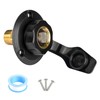 Donext RV City Water Inlet with Check Valve, 3/4-11.5 NH