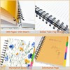 YeeCASE Spiral Notebook 9”x11”, 5 Removable Dividers, 300 Pages/150 Sheets