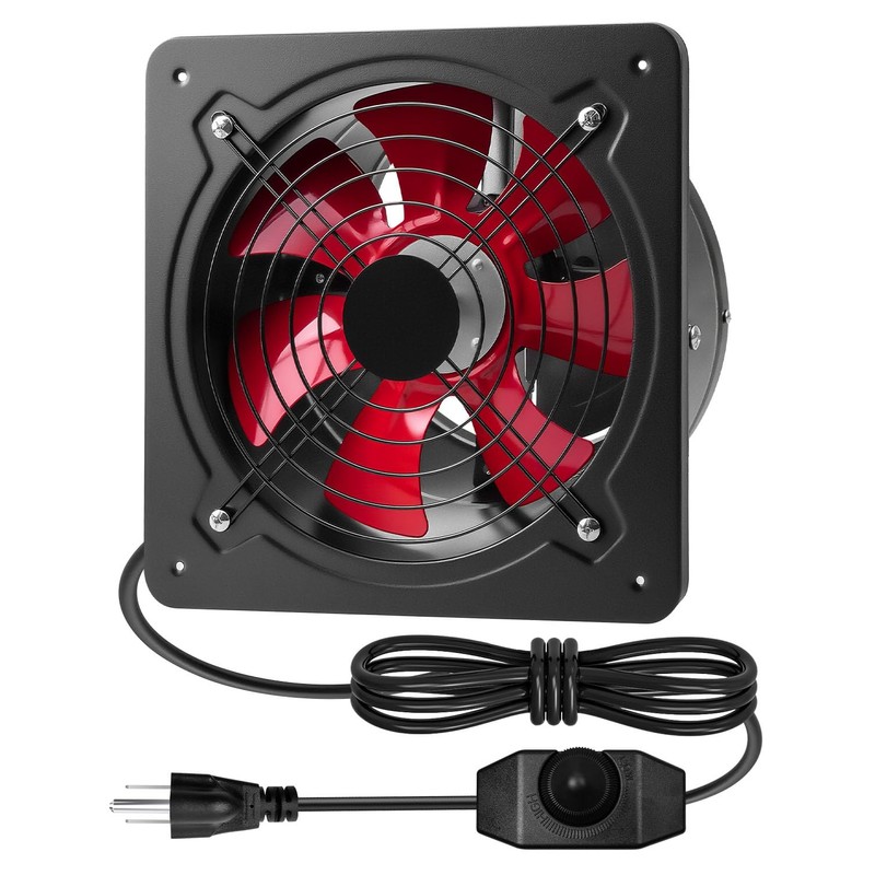 ZXWATC 10 Inch 988 CFM Exhaust Fan with 9.8 Foot