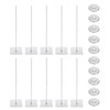 PATIKIL 140mm Perforated Insulation Pins with Round Washer,50 Sets 2in