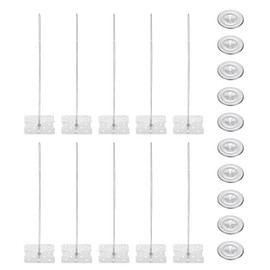 PATIKIL 140mm Perforated Insulation Pins with Round Washer,50 Sets 2in Insulating Nails Wall Plug for Fixing Foam Boards to Wall or Ceiling