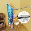 Corner Shower Curtain Rod, Adjustable (24"-37" x 24"-37"), L Shaped