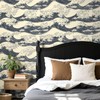Stickyart Hokusai Wave Wallpaper Peel and Stick Japanese Ukiyo-e Wave