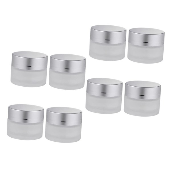 DOITOOL Mini Glass Cosmetics Containers Cream Storage Jars 5g Sample