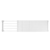 Tension Shelf Adjustable Closet Divider 24cm Width Storage Rack for