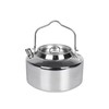 ZLWENA 1.2L Camping Pot Stainless Steel Tea Kettle Outdoor Water