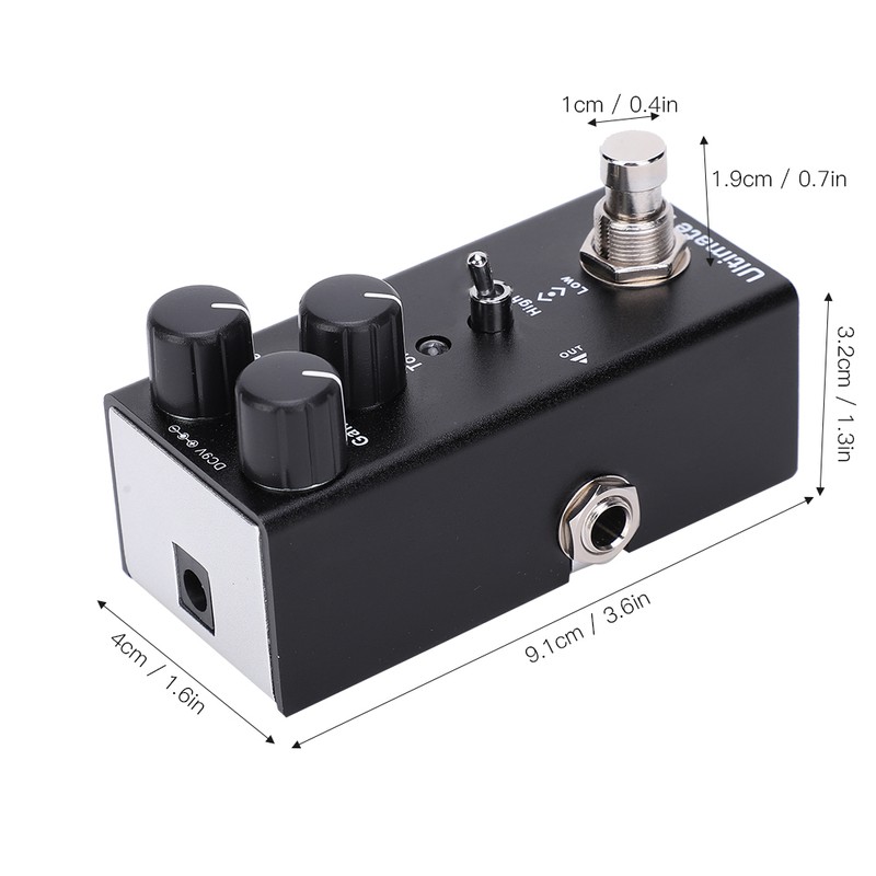 Ultimate Drive Electric Guitar Effect Pedal Mini Single True Bypass