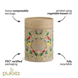 Pukka Herbs Herbal Favourites Tea Collection | Organic | Eco-Friendly | Tea Collection | 30 Sachets | 5 Flavours