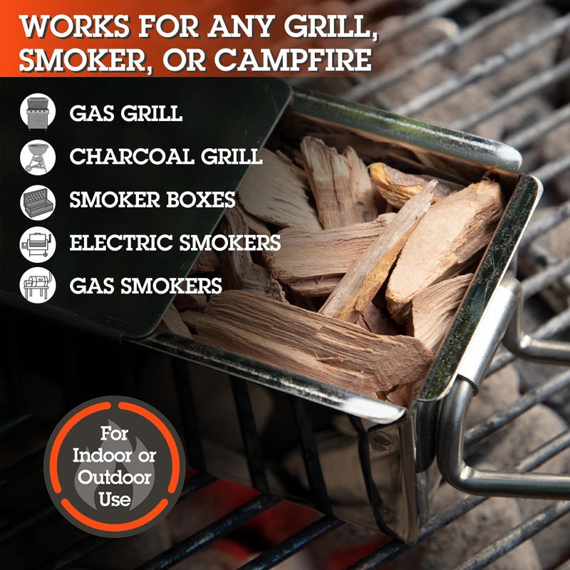 Camerons All Natural Alder Wood Chips for Smoker -420 Cu.