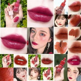 Lápiz Labial Líquido de Larga Duración, 4 G, Color de Alto Pigmento, Tinte Labial Mate, Hidratante, Alta Reproducción Cromática, Adecuado para (#603 lichi con sal marina (nuevo