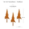 LB H&F Lilienburg Christmas Decoration Rust Metal Weatherproof