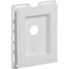 PlyGem MBL0CKR Cellwood Split Recessed J-Block Mounting Block White 6"