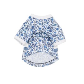 Dog T-Shirt Tee Clothes Vest Lightweight Stretchy Soft Cool Breathable Puppy (DogiorBlue, Medium)