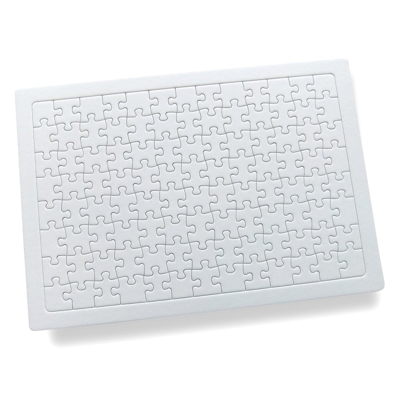 kdc White Plain Puzzle, A4, Normal Piece, 104P (Set of