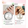 3 Pcs Polvo De Espejo Para Uñas, Efecto Iridiscente Aurora