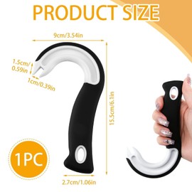 Ring Can Opener J Shape Kitchen Gadget Canned Easy Open Manual Can Opener Food Suitable for Cans Ring Cap Lid Bottles
