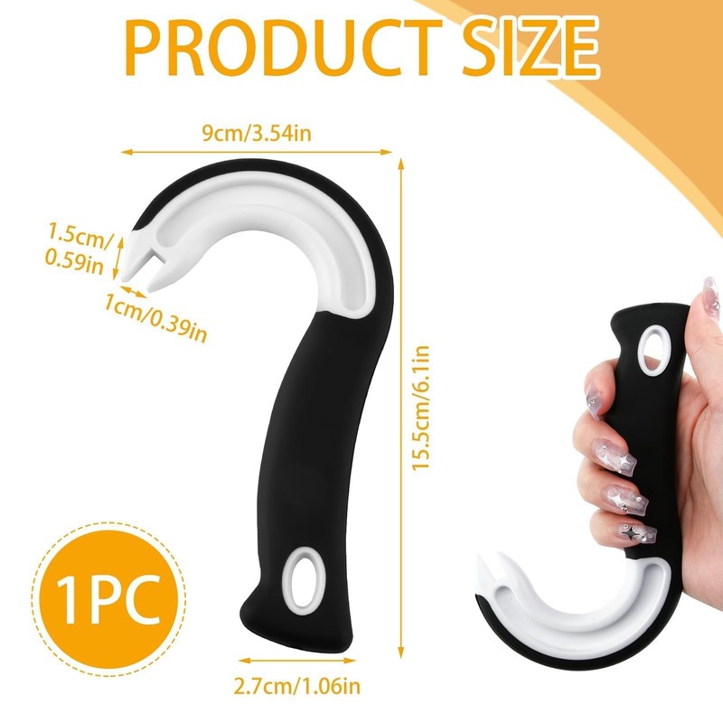 Ring Can Opener J Shape Kitchen Gadget Canned Easy Open
