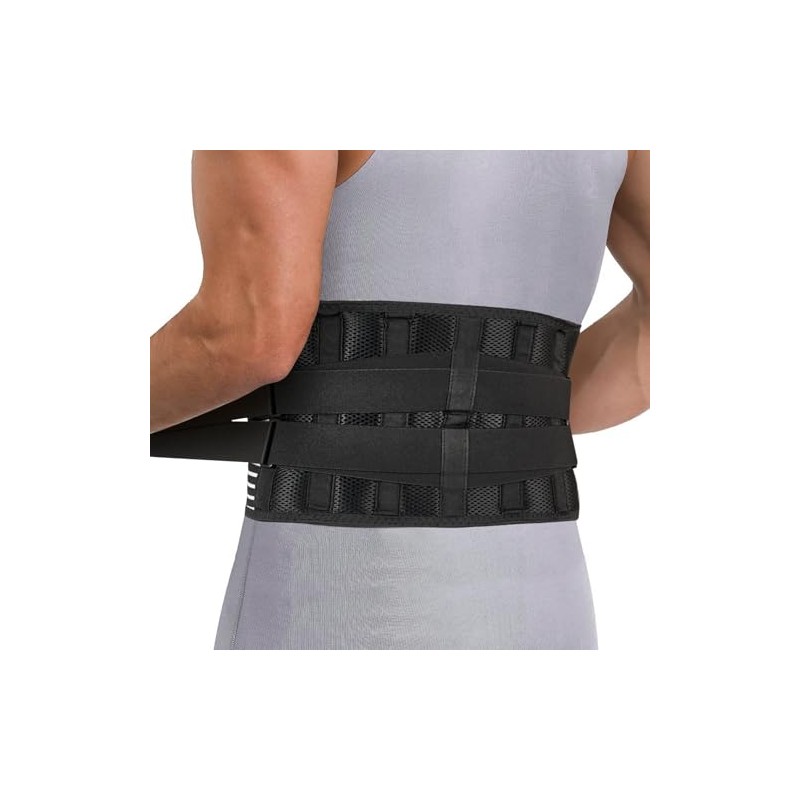 Back Brace for Men Women, Lower Lumbar Pain Brace, Adjustable