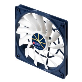 Titan TFD-12015H12ZP/KE(RB) Fan, 120 x 120 x 15 mm, Extreme Silent Fan with PWM, Quiet Black