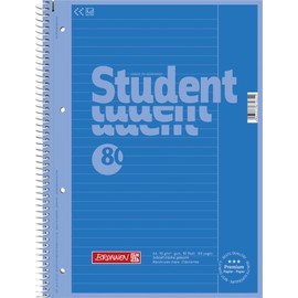 Brunnen Colour Code 1067925133 Notebook/Notepad student A4 liniert (Type 25) 90 g/m² 80 Pages Azure