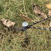 BTSULYOO 12-inch Artificial Turf Stakes Solid Galvanized Metal Spiral Landscape