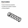DTGN 1.2x15x50mm(DxODxL) Compression Spring - 10Pack - Good for Machinery