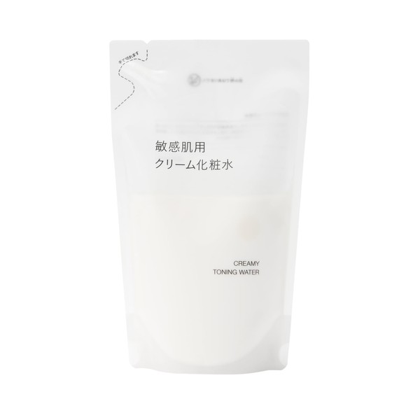 MUJI 83435103 Sensitive Skin Cream Lotion (For Refill), 9.1 fl