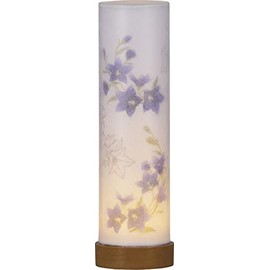 Kyoto Butsudan Hayashi Bon Lanterns, Mini Size, Cordless Japanese Lights, Bellflower, Original Cross Set