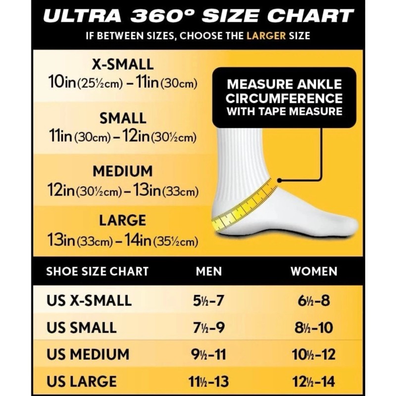 Ultra 360 Black Lace-Up Ankle Brace Ankle Support & Adjustable