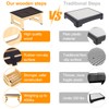 One Step Stool for Adults Seniors with Non-Slip Rubber Stepping