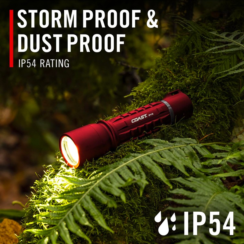 Coast XP11R 2600 Lumen USB-C Rechargeable LED Flashlight with Slide