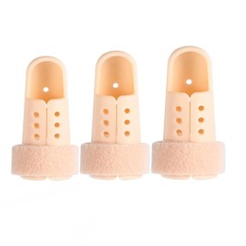 AFCJLTO Finger Orthoses Finger Splint Set (3 Pack) Plastic for Extending and Stabilising Fingers, Ideal for Hammer Fingers and Basketball Training