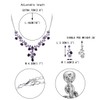 EVER FAITH Mujer Sets de Joyería Cristal Austriaco Bola de