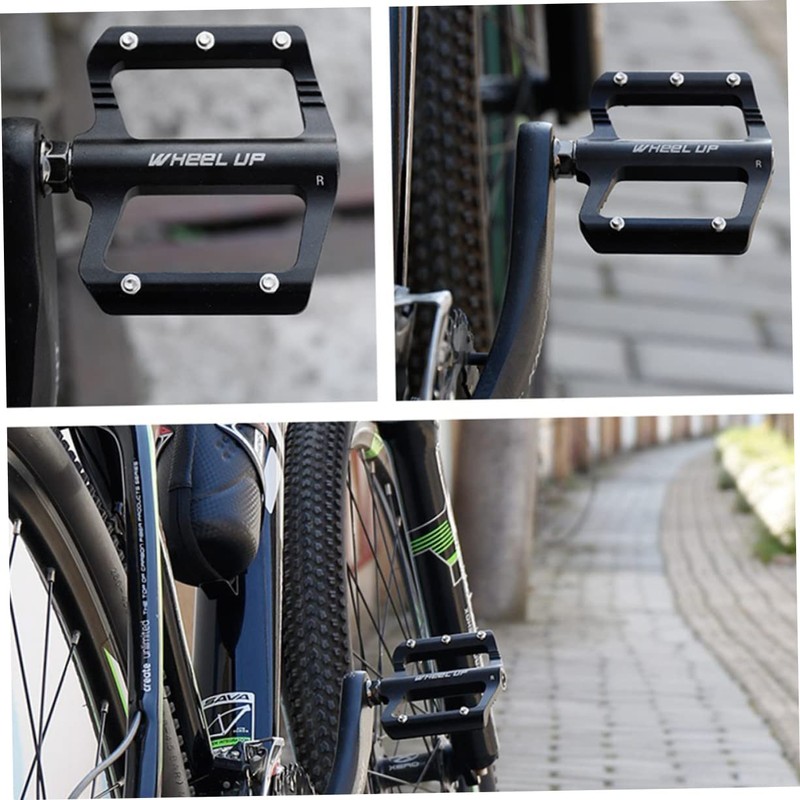 Kisangel 2pcs Non- Aluminium Alloy Platform Pedal for Flat Pedal