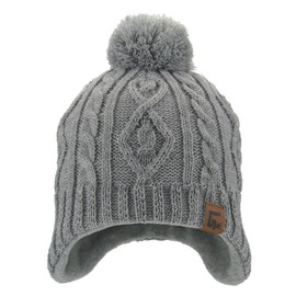 LittleSpring Knit Hat with Pom Pom, Cold Prevention, Windproof, Warm Knit Cap, Kids Knit Hat, Kids Apparel, Junior Boy -