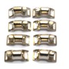 Toolzone 8Pc Stainless Steel Hose Clamp Clip Kit