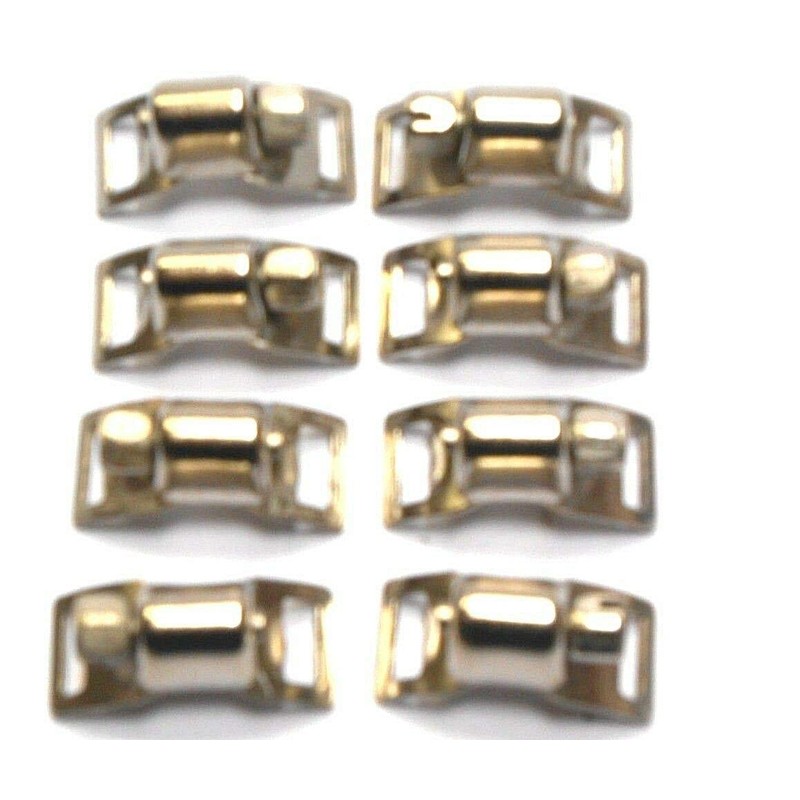 Toolzone 8Pc Stainless Steel Hose Clamp Clip Kit