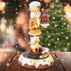 innodept12 Nutcracker Figure and Rolling Train Collectible - Christmas Figurine